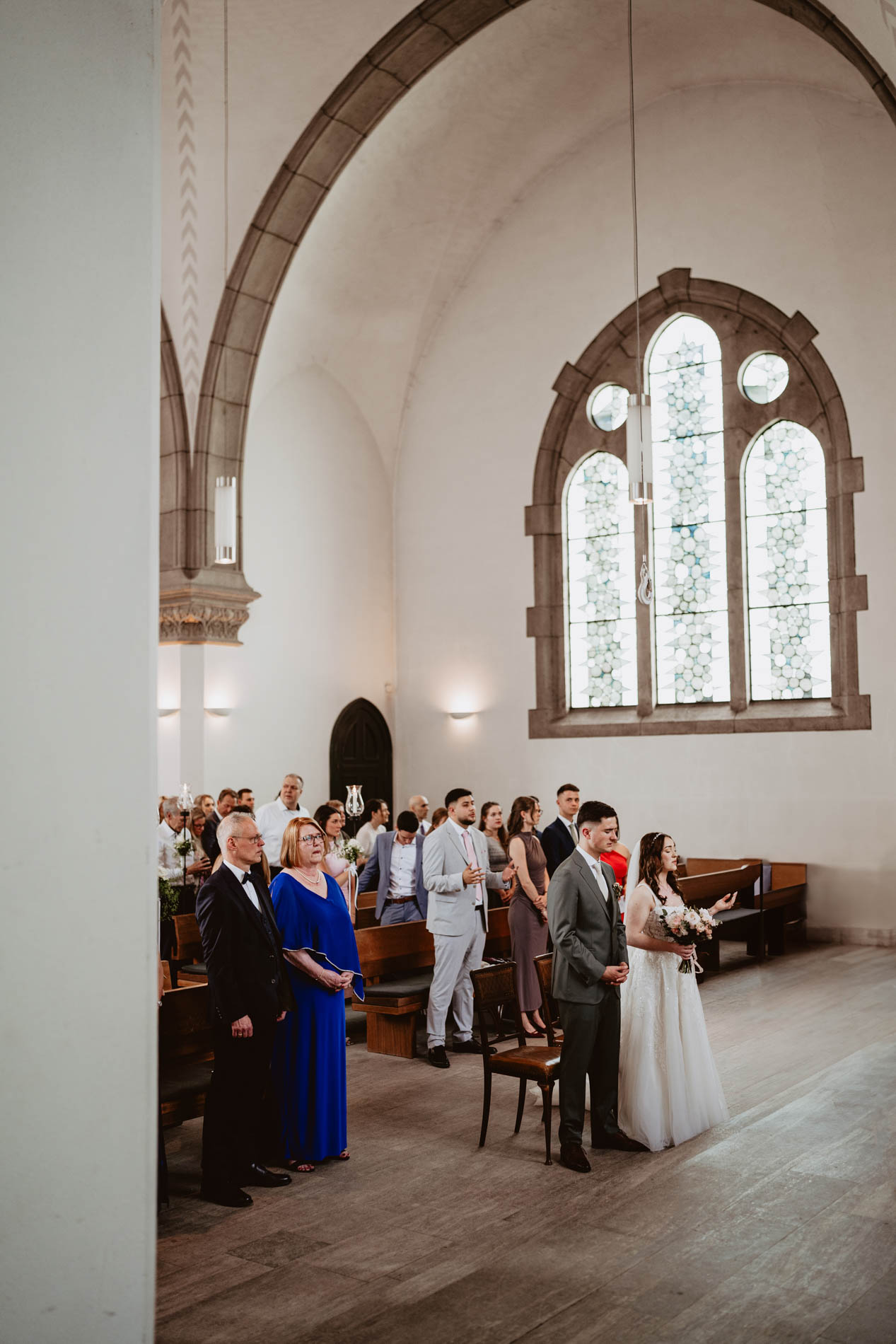 Hochzeitsfotograf Hamburg Stade kirchliche Trauung in Christuskirche Othmarschen Hamburg