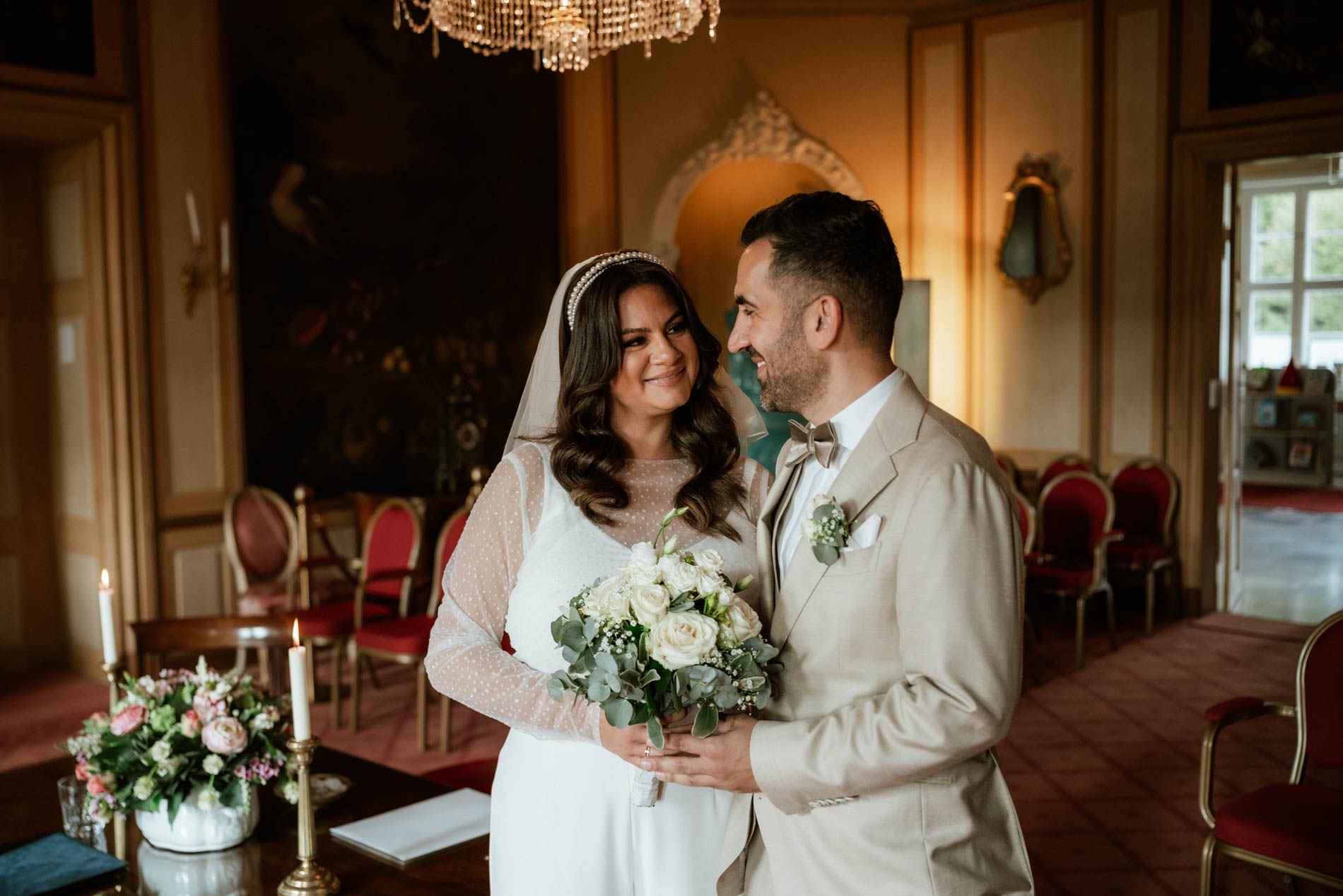 Hochzeitsfotograf Videograf Hamburg Schloss Ahrensburg Standesamtliche Trauung