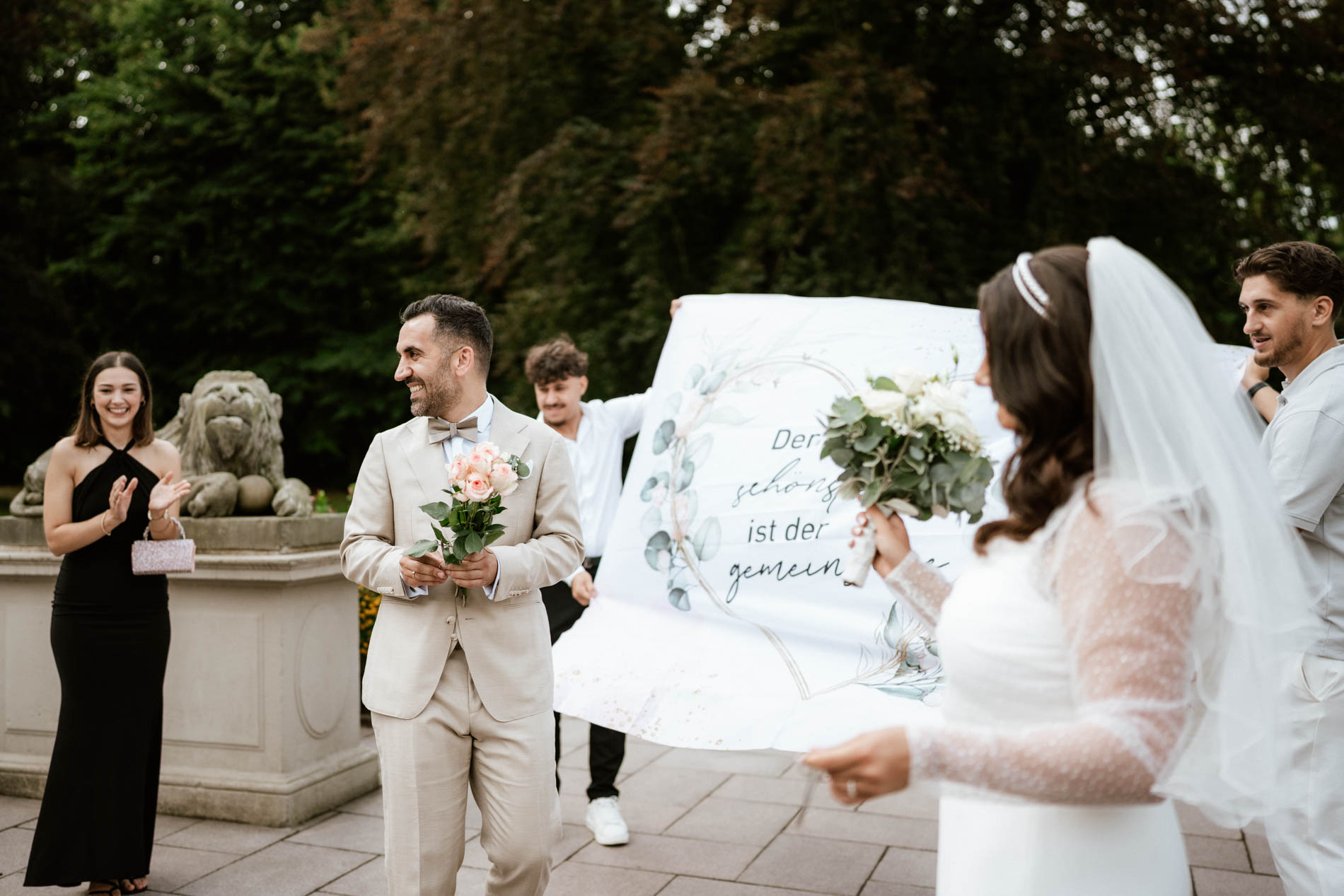 Hochzeitsfotograf Videograf Hamburg Schloss Ahrensburg Standesamtliche Trauung